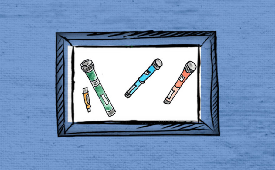 vier-Insulin-pens Insulin Pens