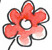 rote Blüte