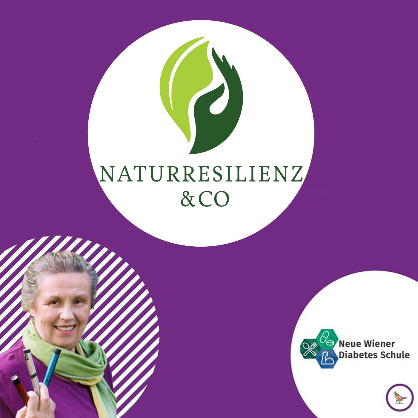 Titelbild Podcast Naturresilienz Training mit Logo