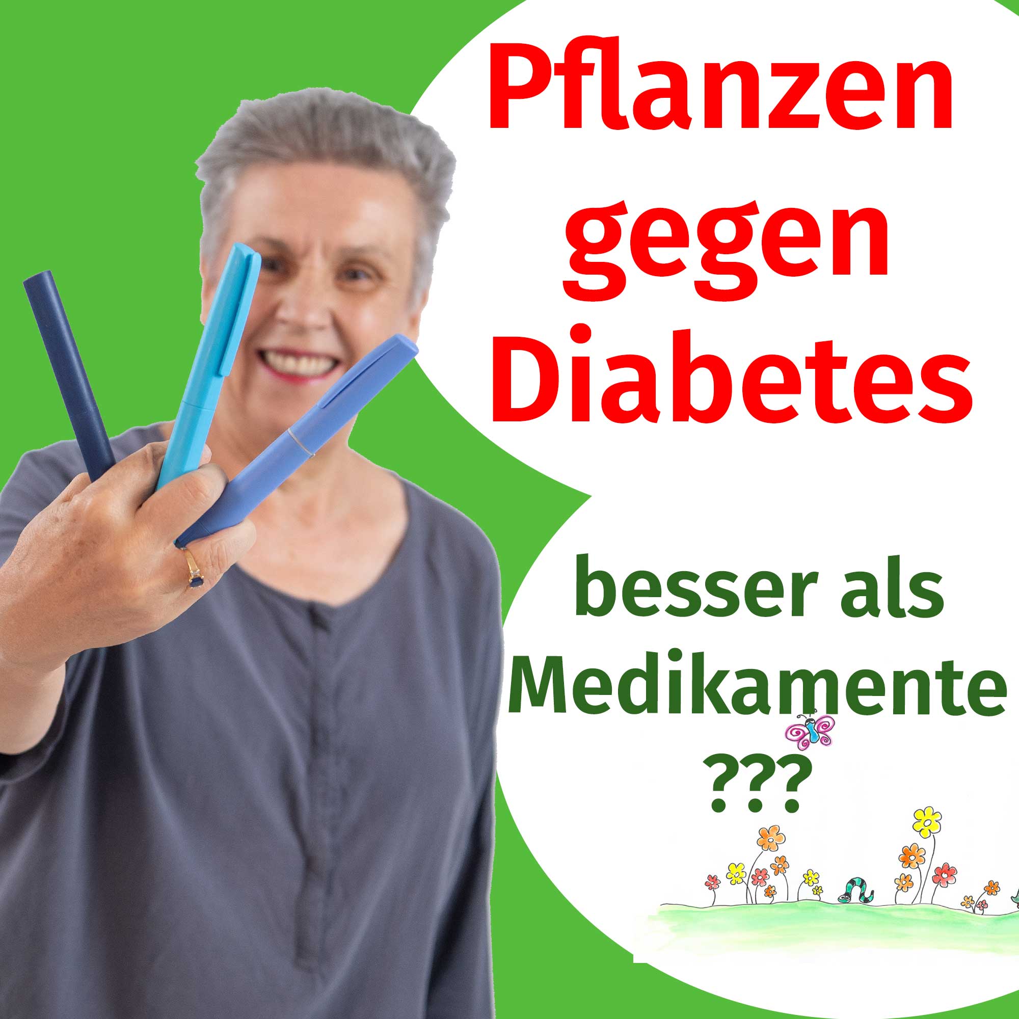 Titelbild Podcast Folge Pflanzen gegen Diabetes
