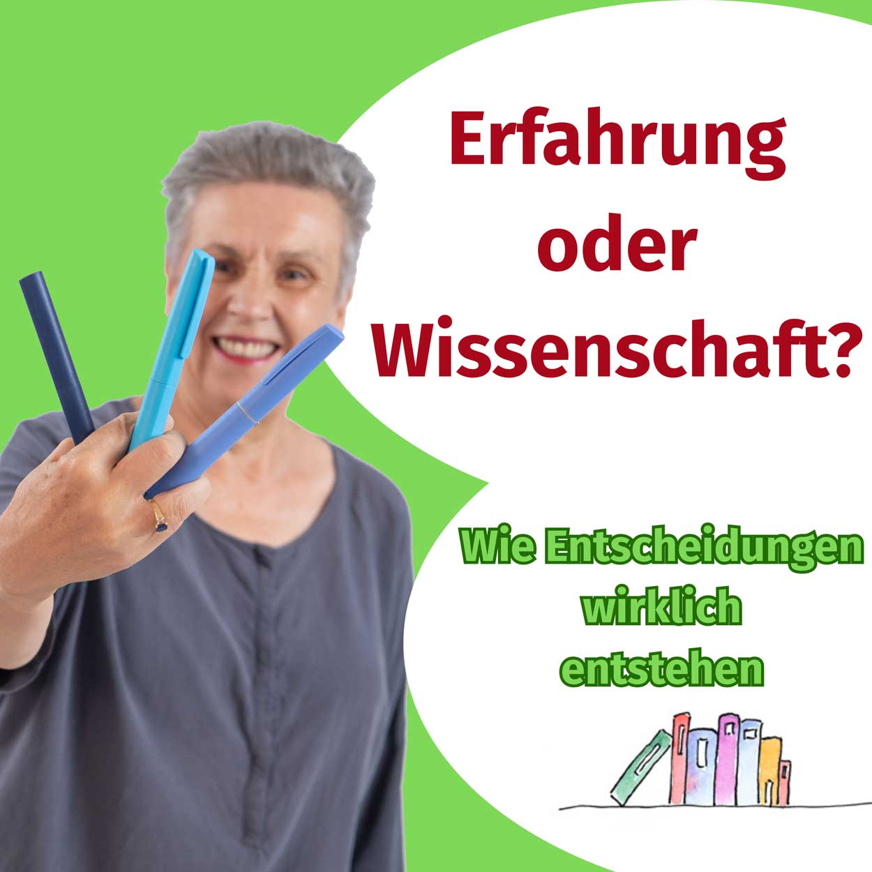 Podcast-123 Titelbild Erfahrung oder Wissenschaft